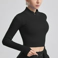 thumbnail image 2 of Vedolay Fall Fashion Sweatshirt Plus Size Tops Pocket Shirts Tunics Shirts for Women Black,L, 2 of 4