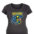 thumbnail image 3 of Marvel Wolverine - Slash - Maternity Scoop Neck Graphic T-Shirt, 3 of 5