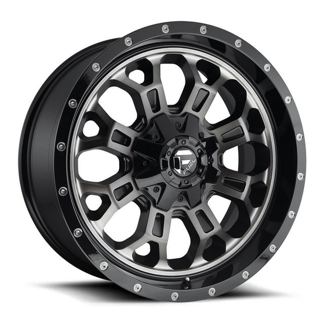 FUEL Roue MBD-Matte BLK MACH avec Peint (20 x 9. Pouces /8 x 180 mm, Déporté 20 mm)