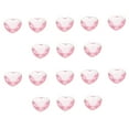 thumbnail image 3 of Miangastore 500Pcs Transparent Heart Beads Acrylic Pink Craft Projects for Family Time, 3 of 8