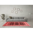 thumbnail image 3 of Ahgly Company Indoor Square Oriental Red Traditional Area Rugs, 4' Square, 3 of 4
