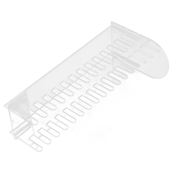 WASHWEPE Postcard Holder Display Stand Acrylic 1Pcs 10.61X5.11X3.34in