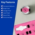 thumbnail image 3 of Avery Printable Wraparound Labels, Bright Pink, 1.5" x 3.5", 100ct, 3 of 11