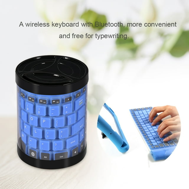 Teclado Bluetooth, portátil, impermeable, mini teclado inalámbrico, teclado inalámbrico Bluetooth, innovación moderna