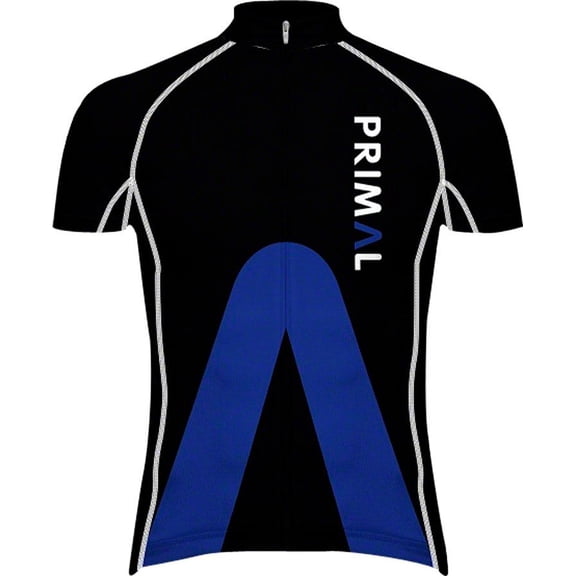 Primal Wear Aro EVO Men's Cycling Jersey: Blue/Black, 2XL