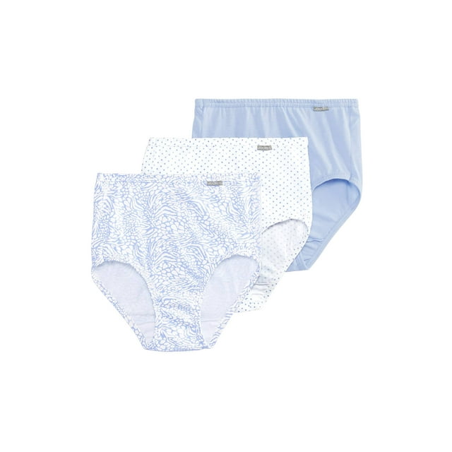 Jockey Womens Plus Size Elance Brief 3 Pack Underwear Briefs 100% cotton - Walmart.com