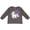 Charcoal, variant on Inktastic Lil Sis unicorn- little sister Girls Long Sleeve Toddler T-Shirt