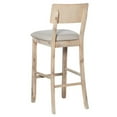 thumbnail image 5 of Riverbay Furniture 31.5" Transitional Wood/Fabric Bar Stool in Gray, 5 of 8
