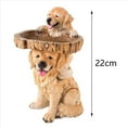 thumbnail image 2 of 2X Puppy Polyresin Bird Bath Pedestal MarróN Regalos Hechos una Mano para Decoraciones de JardíN de CéSped de JardíN de Casa Al Aire Libre, 2 of 9