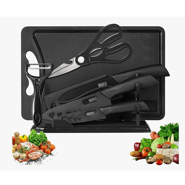 Xtellar Juego De Cuchillos 10 Pz Cocina Acero Inoxidable Y Pelado