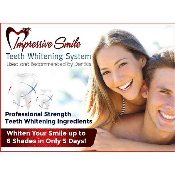Bright White Smile Professional Strength Teeth Whitening Kit Walmart Com Walmart Com