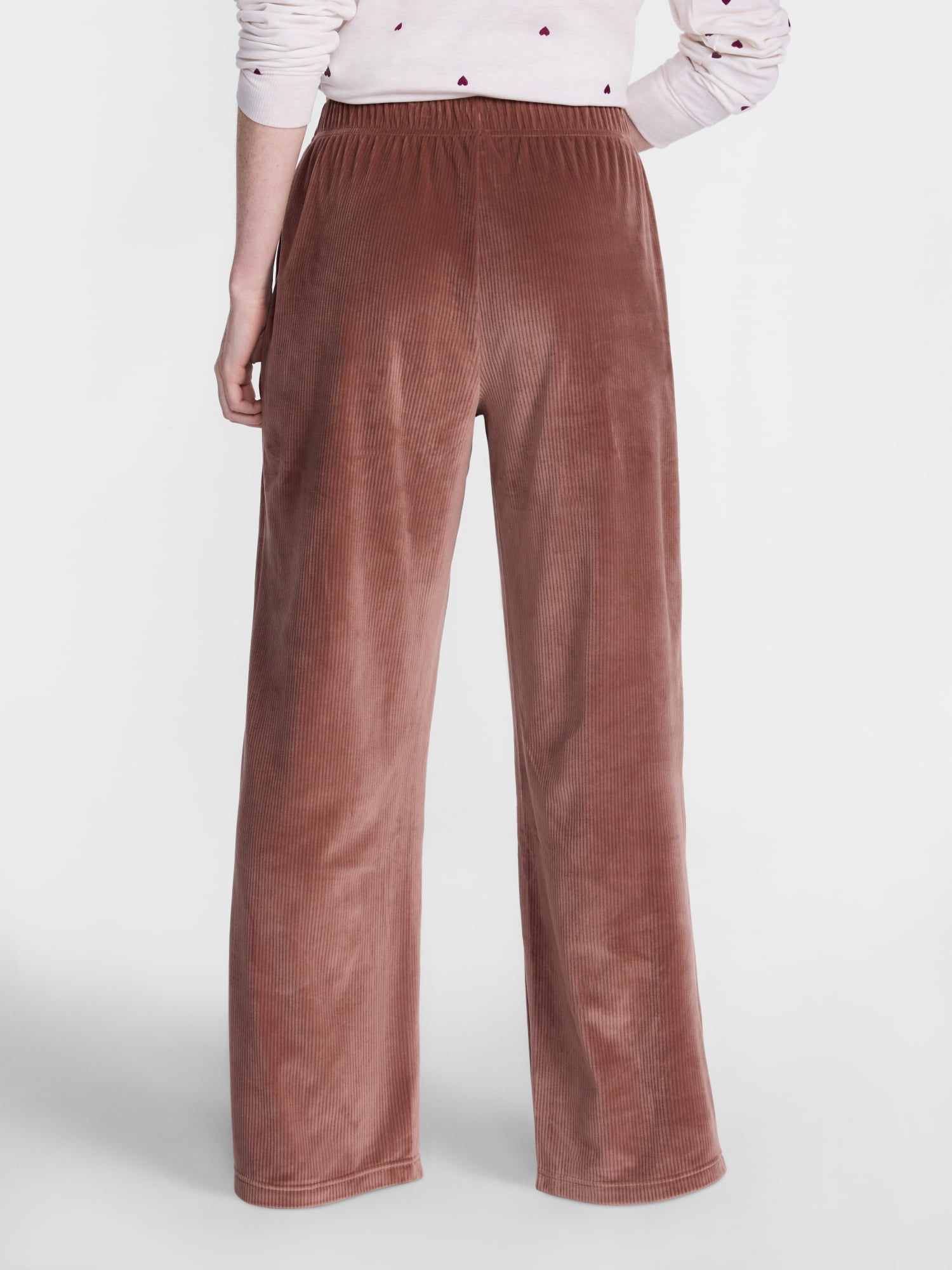 Joyspun Women's Velour Sleep Pants, Sizes XS-3X