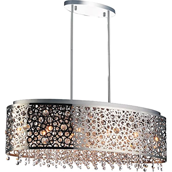 CWI Lighting 5536P30ST-O 11 Light Chandelier with Chrome Finish, Chrome Finish