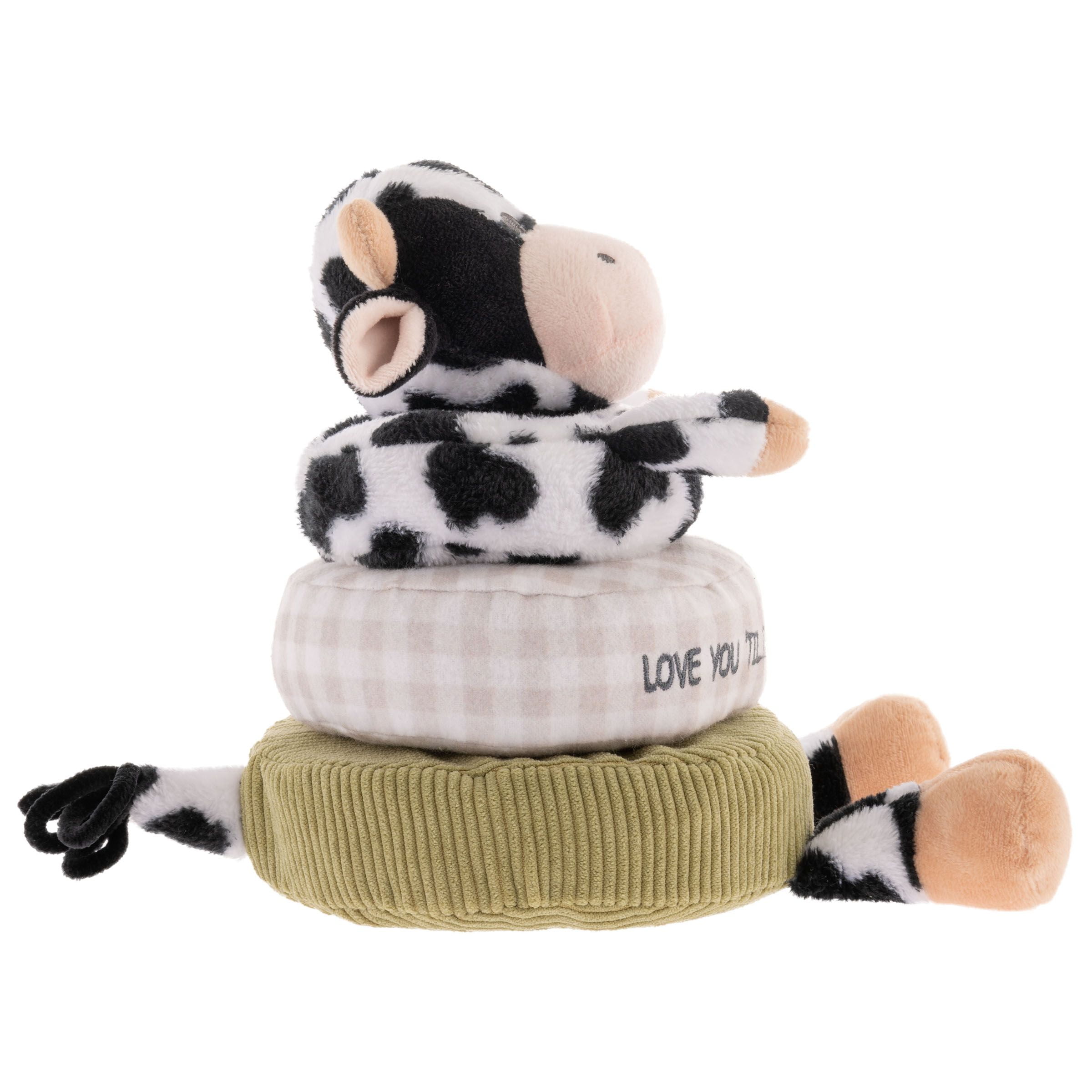 I'll Love You Till The Cows Come Home Gift Set Includes Board Book by Kathryn Cristaldi, Love You 'til The Cows Come Home Plush Stacker Toy, and 8 Inch Cow Soft Stuffed Animal