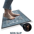 thumbnail image 2 of Boho Kitchen Rugs and Mats Set of 2 Washable Kitchen Mat for Floor Non Skid Cushioned Anti-Fatigue Comfort Standing Mat for Front of Sink Laundry Room Hallway Enteyway 17"x32" + 17"x48", 2 of 6