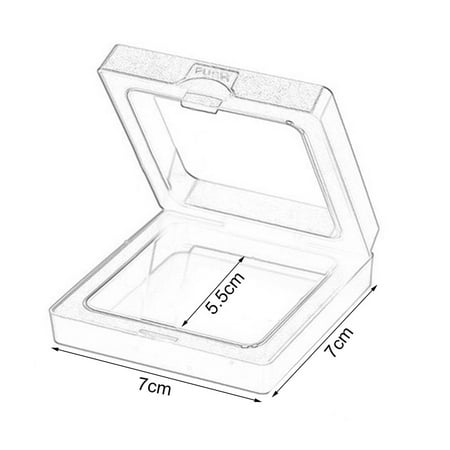 - Practical Design Floating Suspended Display Stand Holder Jewelry Rings Earrings Pendant Storage Holder Box Case