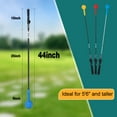 thumbnail image 6 of 44-Inch Golf Swing Trainer, Portable Indoor/Outdoor Warm-Up Stick for Balance, Flexibility & Power Training, 6 of 7