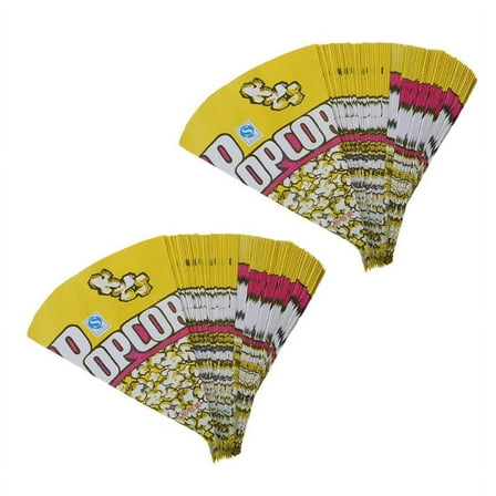 200X Popcorn Bags Paper Bags Almonds Popcorn S,200 x Popcorn Bags