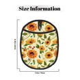 thumbnail image 3 of Pofeuu Sunflowers And Butterflies Print Silicone Pot Mat Mitten With Hanging Loop Heat Resistant Oven Mitts Non-Slip Bbq Baking Smoking Potholders, 3 of 7