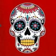 thumbnail image 5 of Wild Bobby Day Of The Dead Sugar Skull Pop Culture Men Graphic Tank Top, Red, Small, 5 of 5