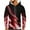 Hoodies for Men Watermelon Red, variant on Mens Big and Tall Hoodies with Front Pocket Long Sleeve Pullover Sweatshirts Plus Size Gradient Printed Casual Comfort Sweatshirt Tops S-5X