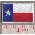 thumbnail image 3 of Texas State MINI Flag 1.8"W x 1.102"H Patch (Not an Iron-on Patch), 3 of 3