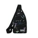 thumbnail image 5 of Mochila para correr: mochila cruzada con correas ajustables para correr, 2 bolsillos con cremallera para entrenamiento, viaje, jogging, ciclismo, senderismo - Negro, 5 of 6