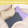 thumbnail image 3 of RoamReady Mini Travel Pillows, 11 x 7 Small Cotton Pillows with Removable Washable Covers, 2 Pack, Navy, 3 of 8