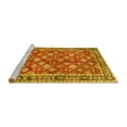thumbnail image 2 of Ahgly Company Machine Washable Indoor Rectangle Persian Yellow Traditional Area Rugs, 7' x 10', 2 of 4