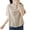 #0298-Khaki, variant on Women's Short Sleeve Patchwork Tops, Casual Round Neck Blouses with Stripe Detail, Soft Lightweight Linen Tees for Spring, Cute Asymmetric Shirts for Summer Daily Wear Gift