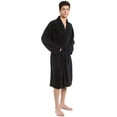thumbnail image 3 of Cherokee Mens Plush Robe with Belt and Loops, 3 of 4
