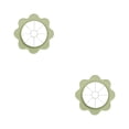 thumbnail image 4 of Injueey Corers Manual rebanador de frutas vegetales cocina cocina Chopper herramientas rebanada flor reutilizable Anti-grietas herramienta Verde 2Conjunto, 4 of 6