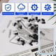 thumbnail image 5 of Kit de 16 Pestillos de Émbolo para Mosquiteros de Ventanas de Aleación de Aluminio, 5/32 X 1-1/2 Pulgadas, con Tapas y Resortes., 5 of 7