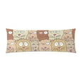 thumbnail image 2 of YUSDECOR Different Nature Cats Body Pillow Pillowcase Pillow Protector Cushion Cover 20x60 Inch, 2 of 2