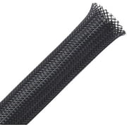 25ft - 1/2 inch PET Expandable Braided Sleeving \u2013 Black \u2013 SHIJI65 braided cable sleeve
