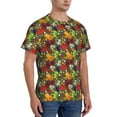 thumbnail image 2 of Bixox Men's Begetable Printed Short Sleeve Skinny Athletic T-Shirt, 2 of 6