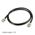 thumbnail image 4 of Uxcell RG58 Coaxial Cable with BNC Male to BNC Male Connectors 50 Ohm 3-ft 2 Pack, 4 of 5