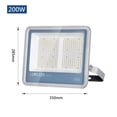 thumbnail image 3 of Proyector 100W 200W 300W Reflector de luz exterior Iluminación de pared exterior Foco impermeable IP65 Iluminación de edificios, 3 of 5