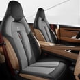 thumbnail image 5 of Cojín de asiento de gamuza con media cubierta para Zeekr 001, accesorio personalizado para automóvil, 5 of 5