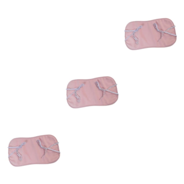 Youkk Pack de Compresses Thérapeutiques à l'Huile de Ricin Sac d'Huile de Ricin Confortable Enveloppe Rose 45 x 25cm 3Ensemble