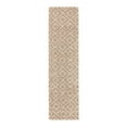 thumbnail image 3 of Unique Loom Trellis Shag Collection Area Rug - Ruth (2' 7" x 10' Runner Light Brown/Ivory), 3 of 11