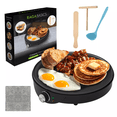 thumbnail image 3 of Crepera Eléctrica Antiadherente 30 cm Premium Nonstick Color Negro, 3 of 5
