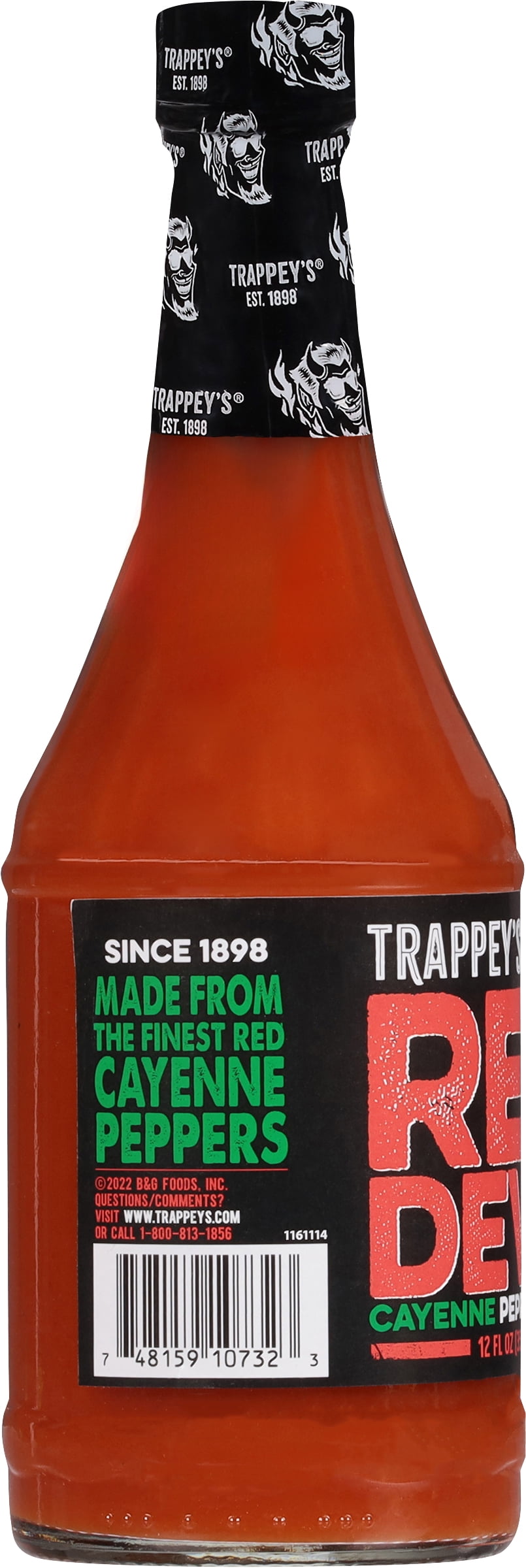 (6 pack) Trappey's Red Devil Cayenne Pepper Sauce, 12 oz Bottle