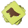 thumbnail image 2 of Carolines Treasures BB7678FC Poitou Poiteuin Donkey Green Foam Coaster, Set of 4, 2 of 3