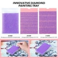 thumbnail image 4 of 12-Pack Trabricks Stackable Diamond Art Trays with Lids, Diamond-Painting Art Kits for Adult for DIY Art Craft A, 4 of 8