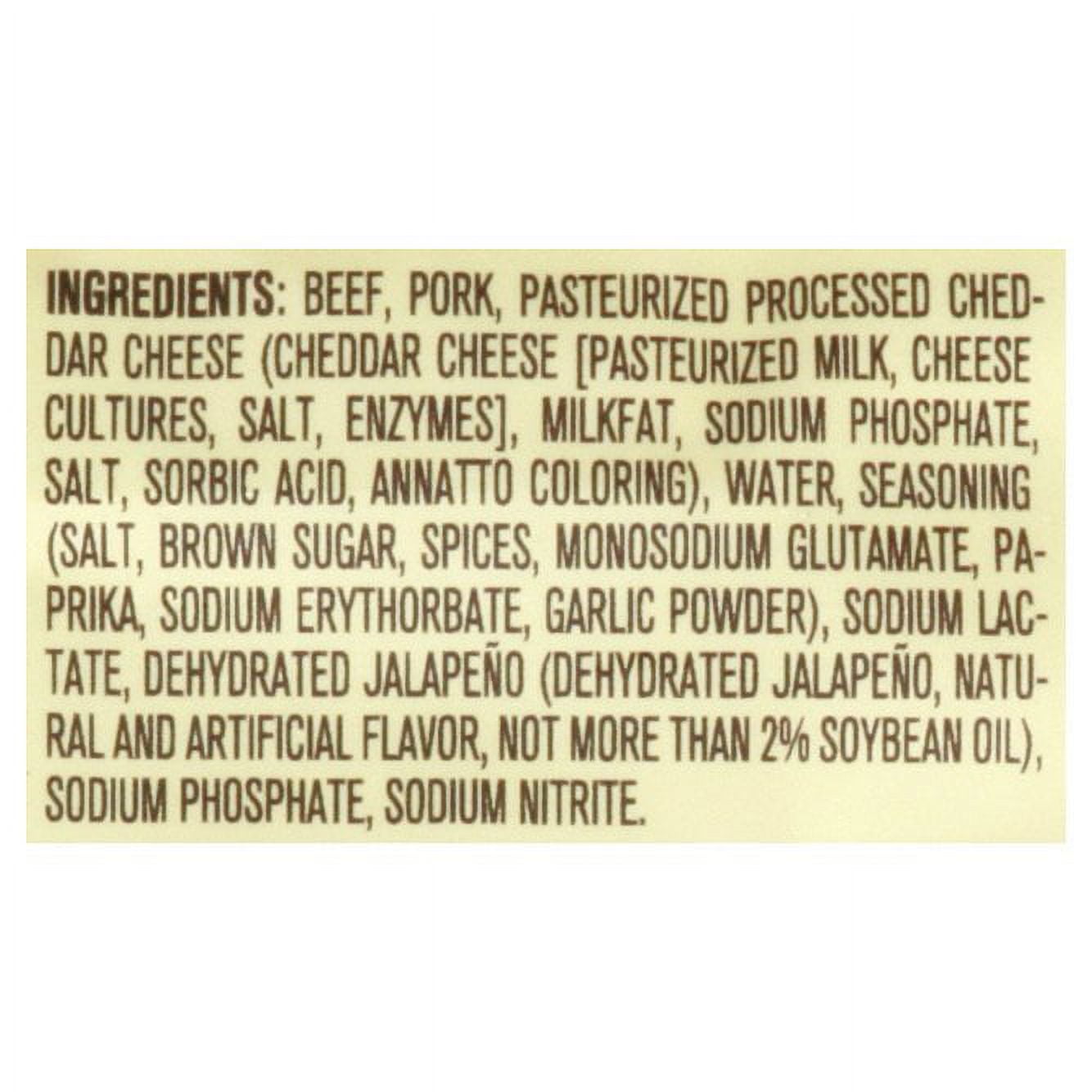 Opa's Smoked Meats Fully Cooked Jalapeño Cheddar Smoked Sausage, 16 oz, 4 Links (Refrigerated)