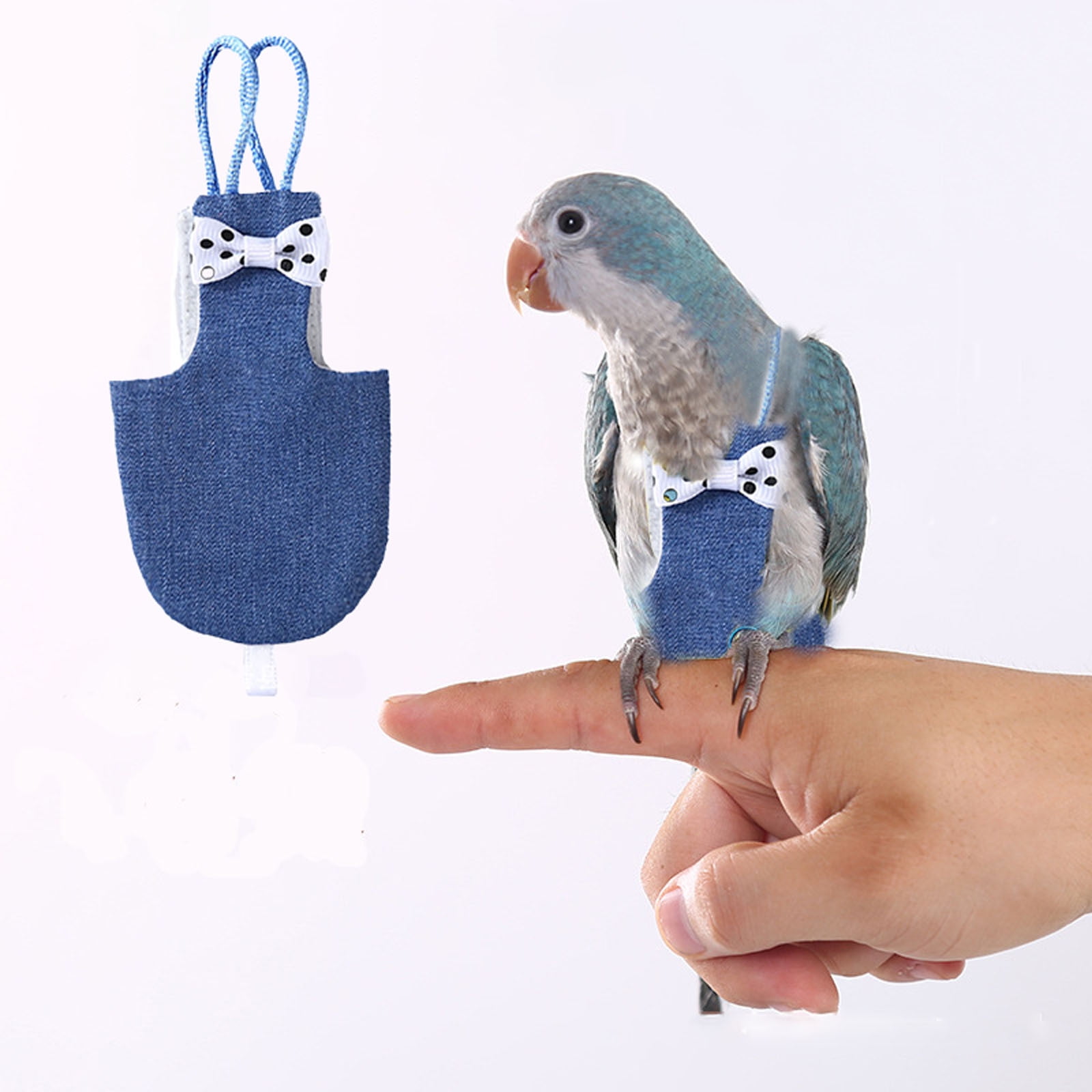 REK Pet Bird Pants Washable Reusable For Small Birds L，M，S，XS