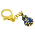 thumbnail image 5 of Fengshuibringluck Feng Shui Wu Lou Azul Con Llavero De Grúa Alegre Simboliza La Sabiduría Y La Calma 10*1,8 Cm/3,9*0,7 Pulgadas (Fw4992), 5 of 5