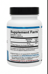 Ortho Molecular Products Reacted Zinc 60 Capsules