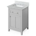 thumbnail image 6 of Jeffrey Alexander Vkitcha24 Chatham 24" Free Standing Single Sink Bath Vanity - White /, 6 of 7